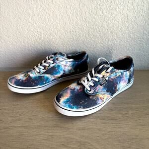 Vans Off the Wall Galaxy Print Low Top Lace-Up Sneakers – Women’s Size‎ 6.5